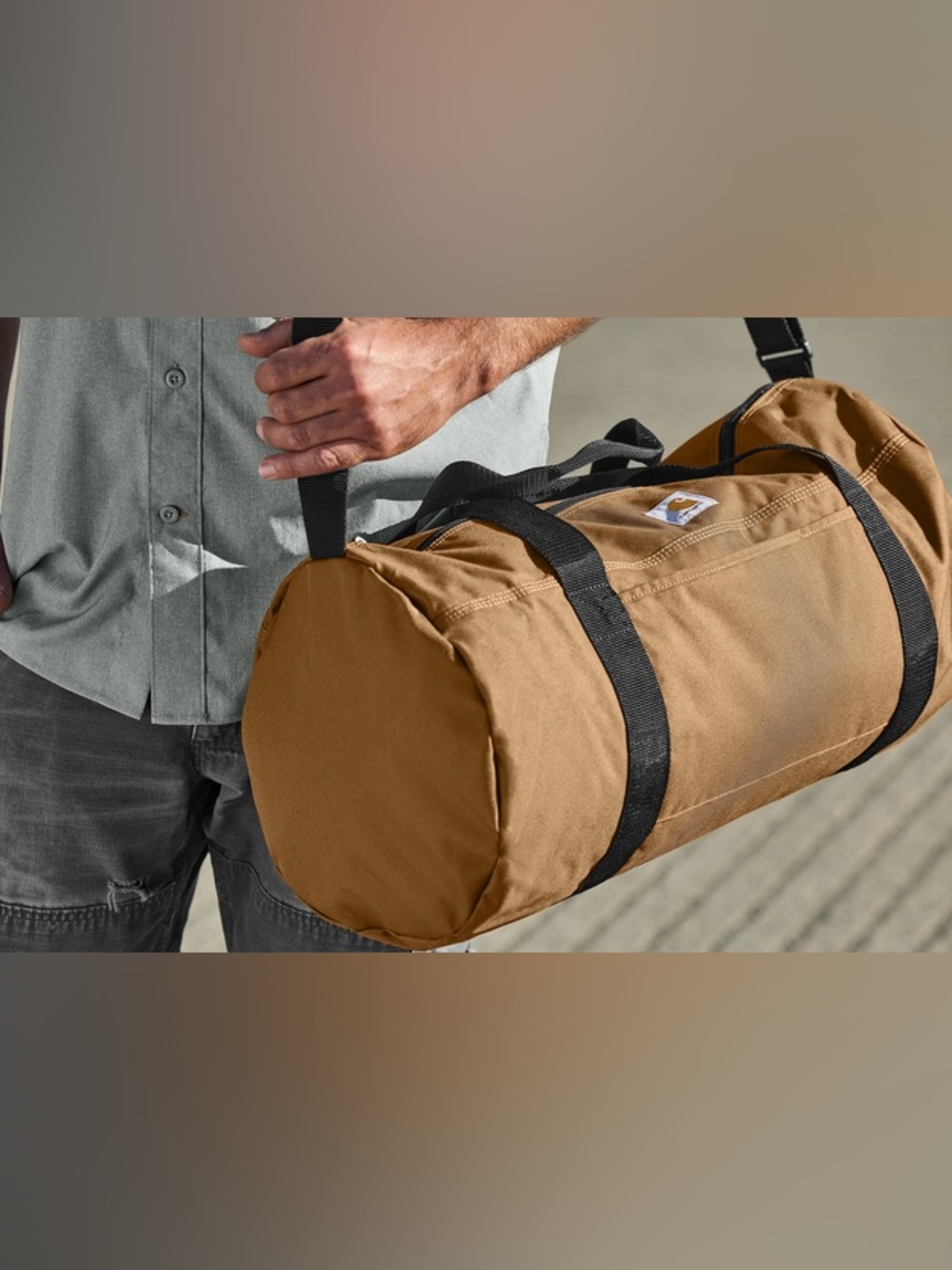 *NWT* Carhartt | Brown Trade Series 2-in-1 Packable Duffel w Utility Pouch